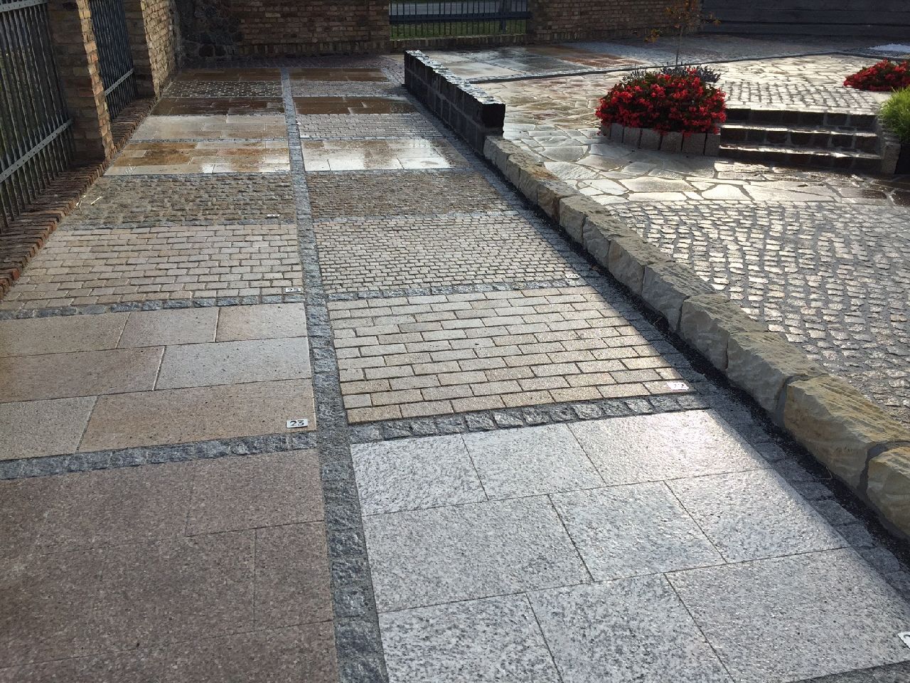 Formatplatten, Terrassenplatten