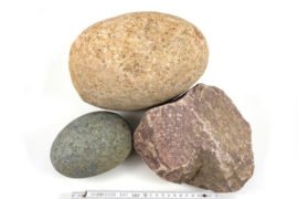 Granit Lesesteine 100-300 mm meist natürlich gerundet