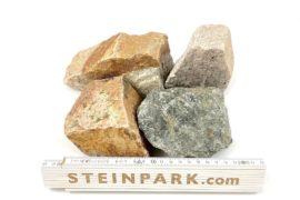 Gabionenstein Granit Herbstlaub 60-90 mm bunt Gabionenstein Granit Herbstlaub 60-90 mm bunt