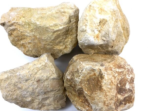 Kalkstein Gabionenstein 60-120 mm gelblich