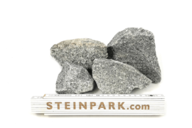 Gabionenstein Granit Silver Gris 60-90 mm hellgrau Gabionenstein Granit Silver Gris 60-90 mm hellgrau
