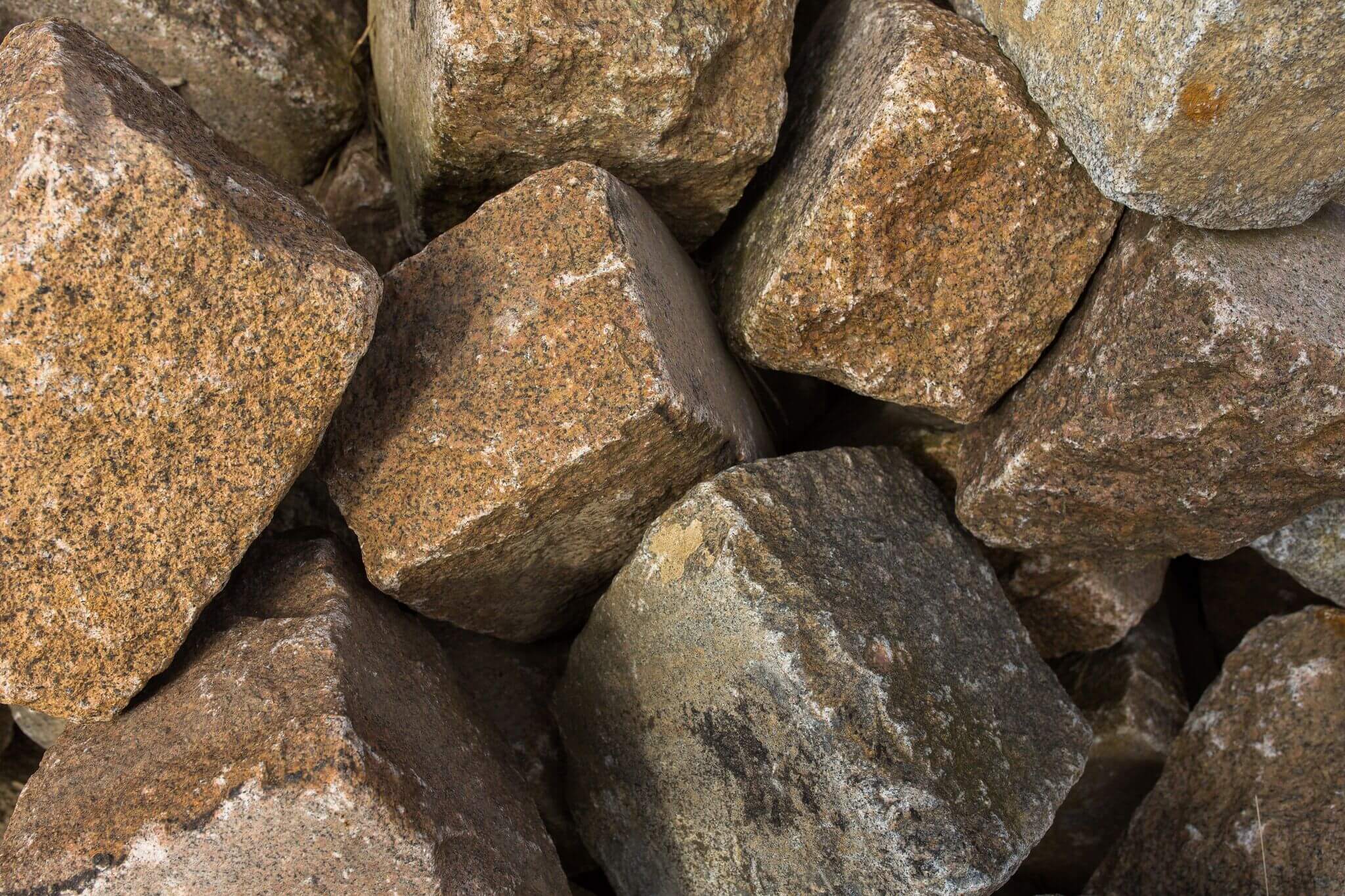 Granit Großpflaster Box54 bunt $