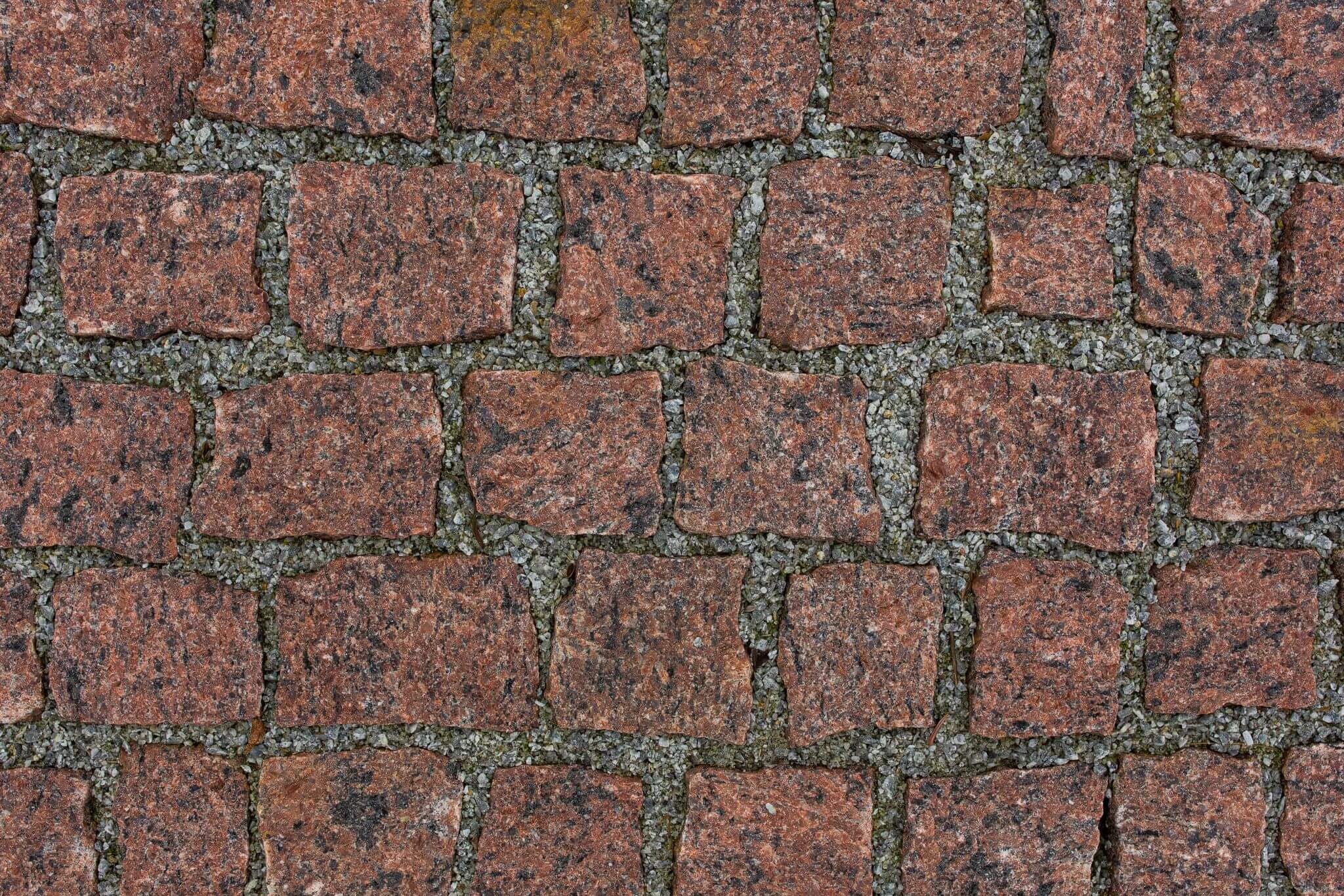 Granit Mosaik box84 rot-schwarz regelmäßig 6