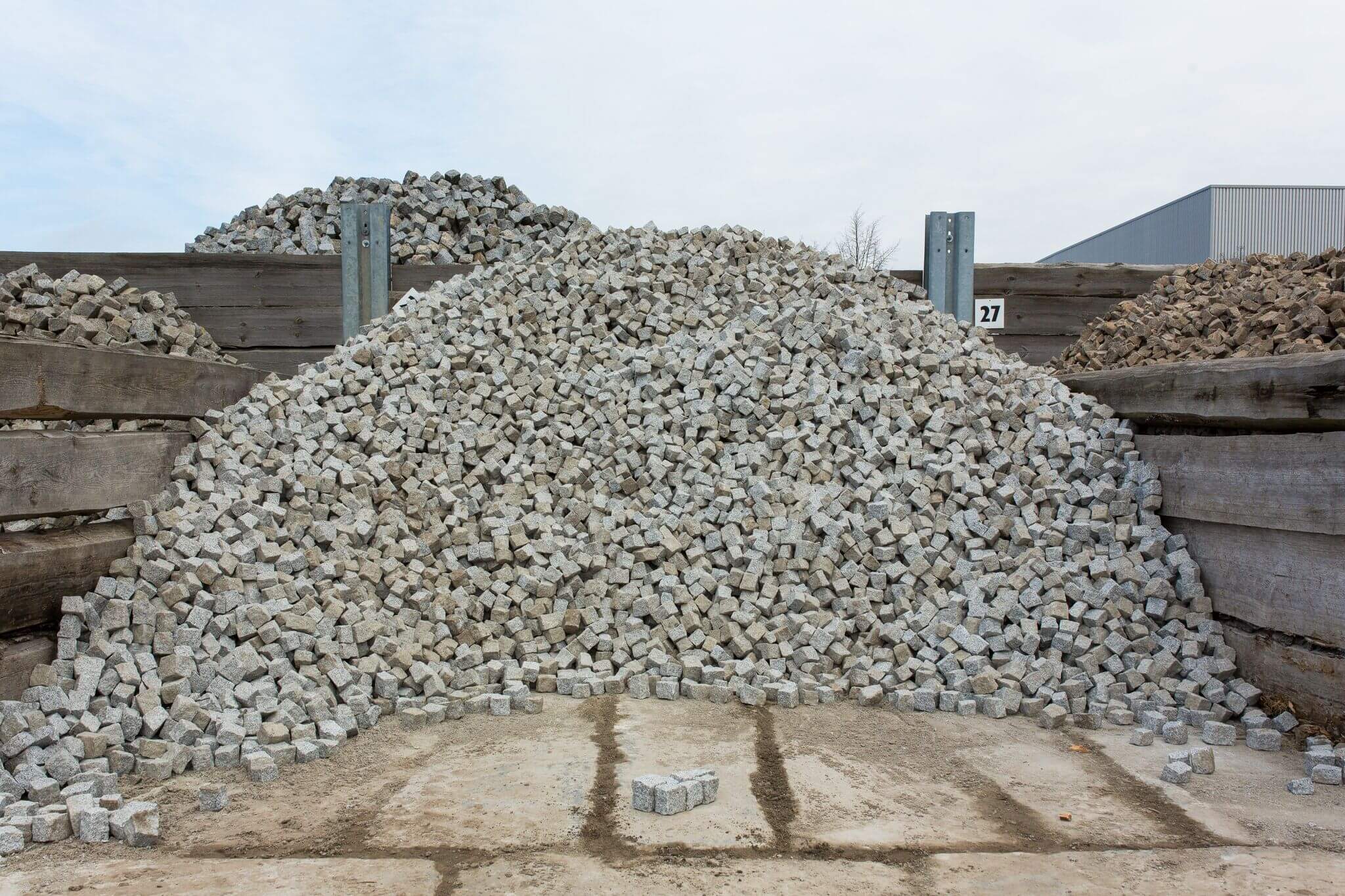 Granit Mosaikpflaster box26 grau 1