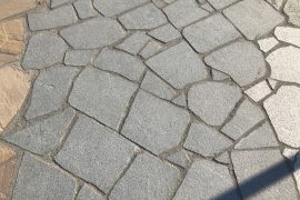 Granit Polygonalplatte Earl Grey dunkelgrau unregelmäßig gebrochen