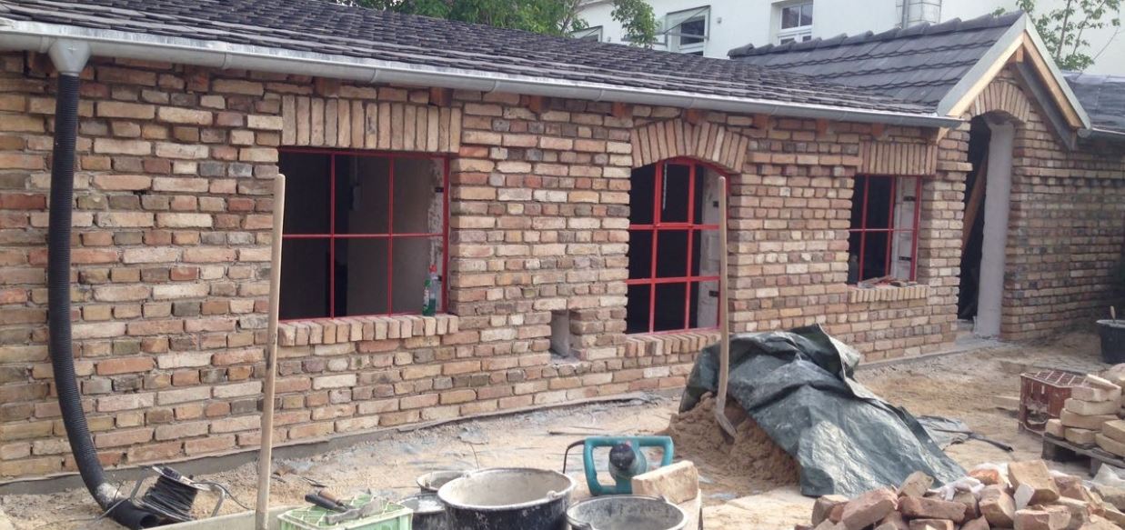 Ziegelsteine bunt Reichsformat