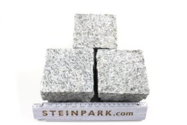 Granit Edelkleinpflaster Daba 10x10x8 cm hellgrau Granit Edelkleinpflaster Daba 10x10x8 cm hellgrau