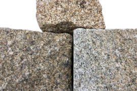 Neues Granit Kleinpflaster 8-11 cm gelb-grau Neues Granit Kleinpflaster 8-11 cm gelb-grau