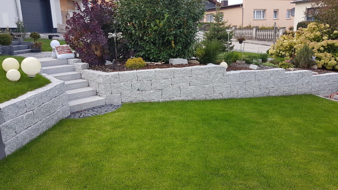 Granit Mauerstein 20x20x40 cm