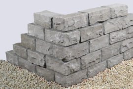 Quarzsand Mauerstein 15x20x30-50 cm grau Quarzsand Mauerstein 15x20x30-50 cm grau