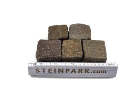 Neues Porphyr Mosaikpflaster 4-6 cm rot-braun-bunt Neues Porphyr Mosaikpflaster 4-6 cm rot-braun-bunt