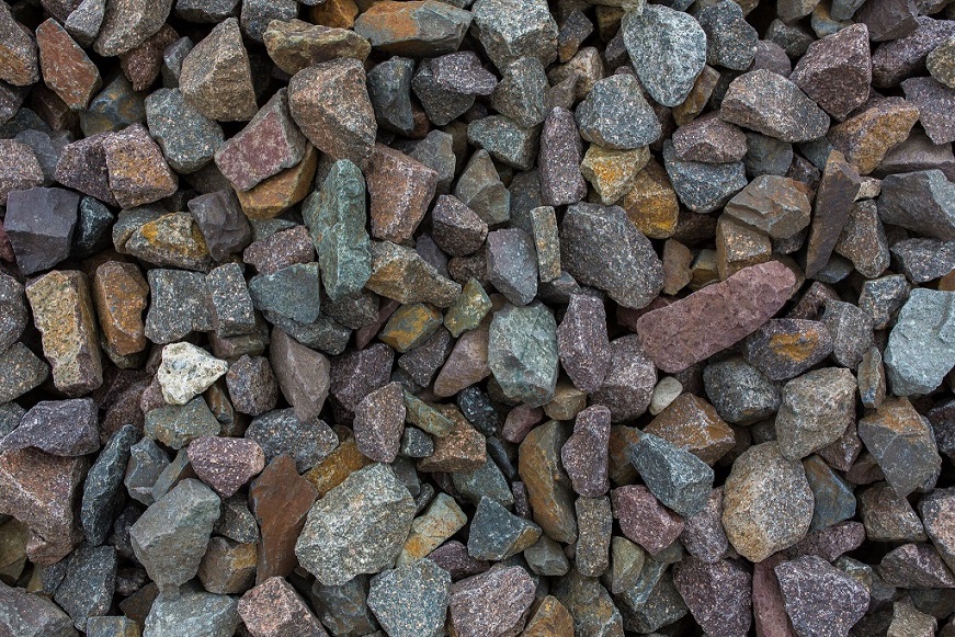 Porphyrschotter 25-56 mm gebrochen