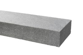 Granit Blockstufe Earl Grey 15x35x100 cm dunkelgrau