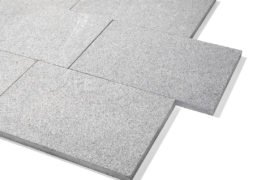 Granit Terrassenplatte Earl Grey 60x40x3 cm dunkelgrau