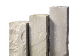 Quarz-Sand Palisaden 12x12x100 cm grau