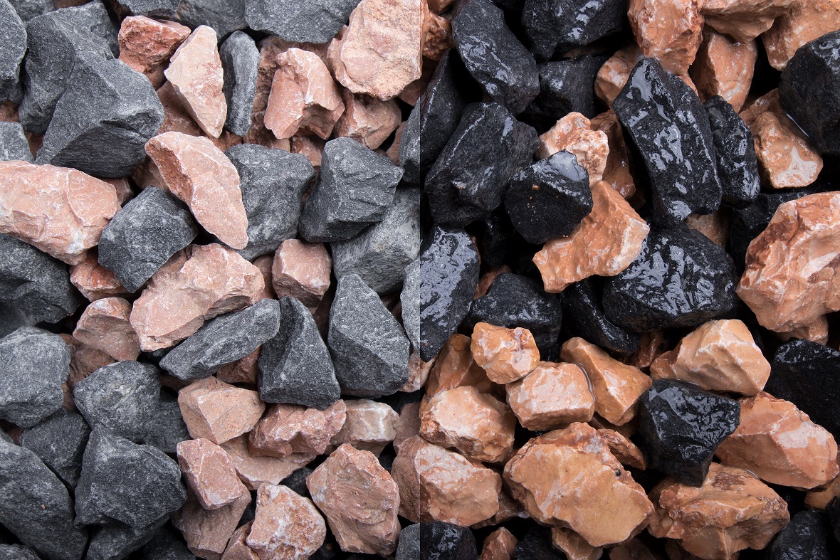 Ziersplitt Tropic 16-22 mm schwarz-terracotta