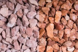 Ziersplitt Marmor Rosso Verona 16-22 mm orange