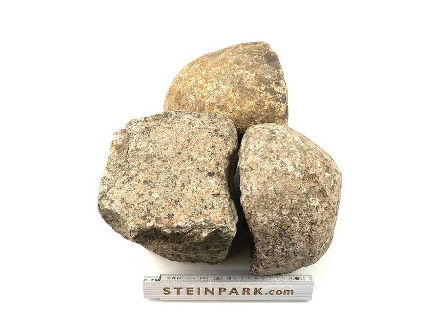 Gebrauchtes Granit Feldsteingroßpflaster 10-25 cm unregelmäßig
