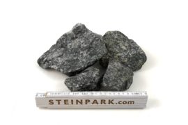 Granit Gabionenstein 60-120 mm anthrazit-grün Granit Gabionenstein 60-120 mm anthrazit-grün