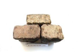 Gebrauchtes Granit Großpflaster 16-28 cm Reihenpflaster rot-bunt Gebrauchtes Granit Großpflaster 16-28 cm Reihenpflaster rot-bunt