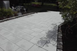 Granit Terrassenplatte Daba 60x40x3 cm hellgrau