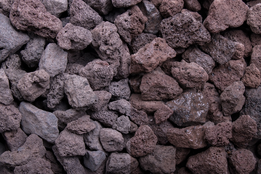 Ziersplitt Lava 8-16 mm braun-rot-bunt