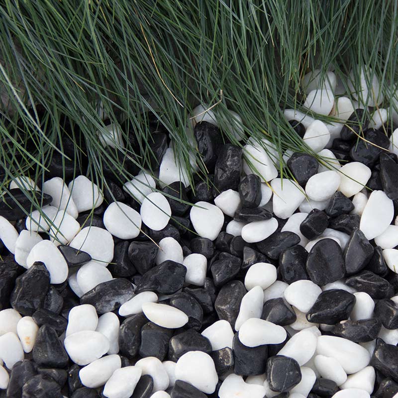 Zierkies Panda 16-25 mm anthrazit-weiß