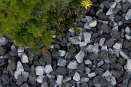 Ziersplitt Zebra 16-32 mm anthrazit-grau-bläulich