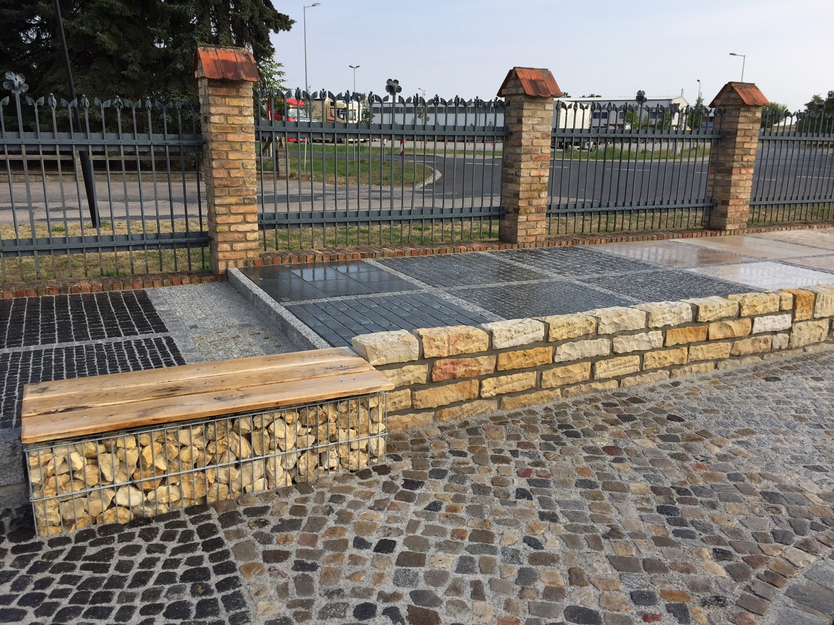 Hochbeetgabione 100x50x50 cm