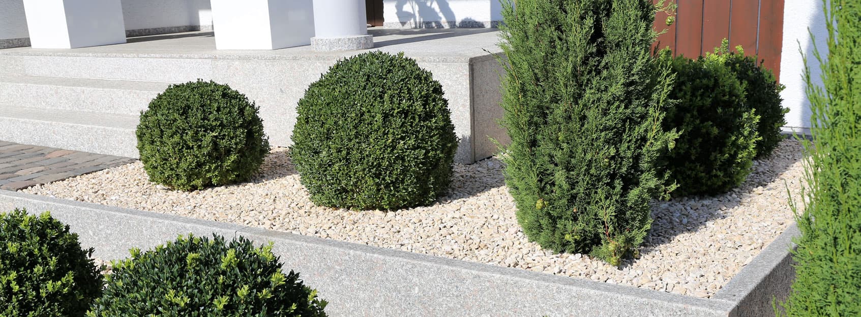 Ziersplitt aus Kalkstein, Mamor, Basalt