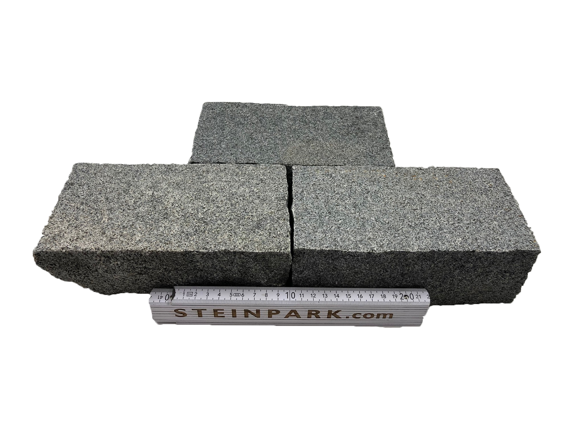 Granit Edelkleinpflaster Earl Grey 20x10x8 cm dunkelgrau