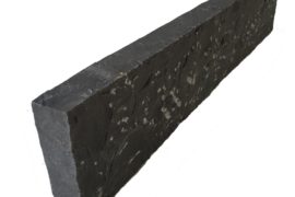 Basalt Kantenstein 8x20x50 cm anthrazit gespalten Basalt Kantenstein 8x20x50 cm anthrazit gespalten