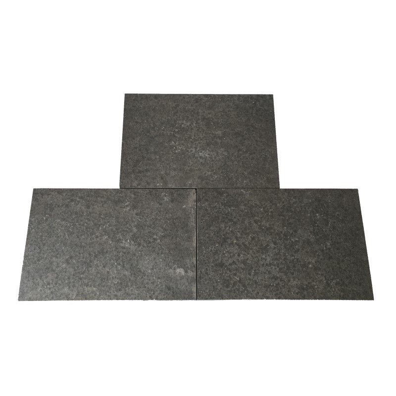 Basalt Terrassenplatte Mekong 80x40x3 cm anthrazit