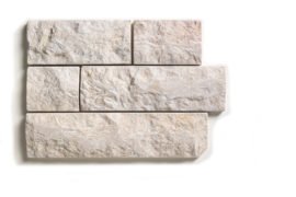 Travertin Wandverblender Crema 15/20/30x10x2-3,5 cm creme-beige