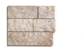 Travertin Wandverblender Mokka 2,5x10x freie Längen