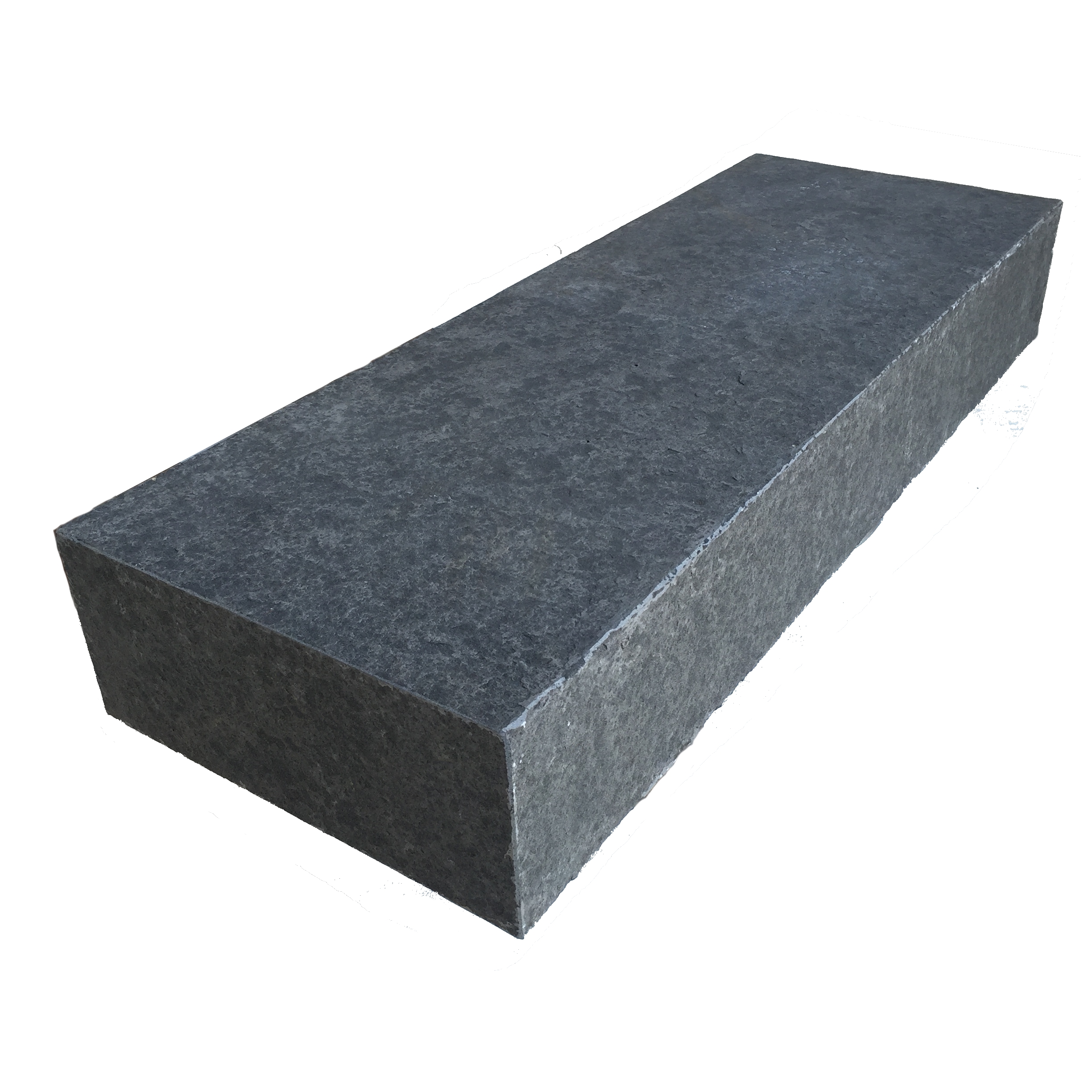 Basalt Blockstufe Mekong 15x35x100 cm anthrazit geflammt