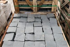 Basalt Großpflaster Mekong 15x15x8 cm anthrazit Basalt Großpflaster Mekong 15x15x8 cm anthrazit