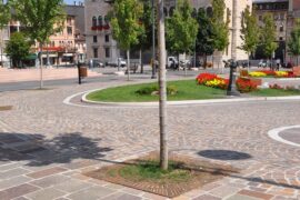 Neue Porphyr Terrassenplatte Trient rot-braun-bunt 20-50x25x3-6 cm