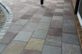 Neue Porphyr Terrassenplatte Trient rot-braun-bunt 40-90x40x3-6 cm