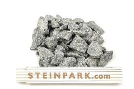 Ziersplitt Granit Silver Gris 8-16 mm hellgrau