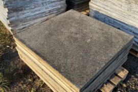 Antike Granitplatte gebraucht 100x100x4 cm