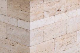 Travertin Kastellmauerstein Crema 15x18x30-60 Travertin Kastellmauerstein Crema 15x18x30-60