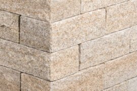 Granit Klostermauerstein Lotus 15x20x40 cm gelb-grau Granit Klostermauerstein Lotus 15x20x40 cm gelb-grau