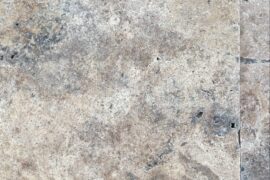 Travertin Terrassenplatte Adana 61×40,6×3 cm silbergrau