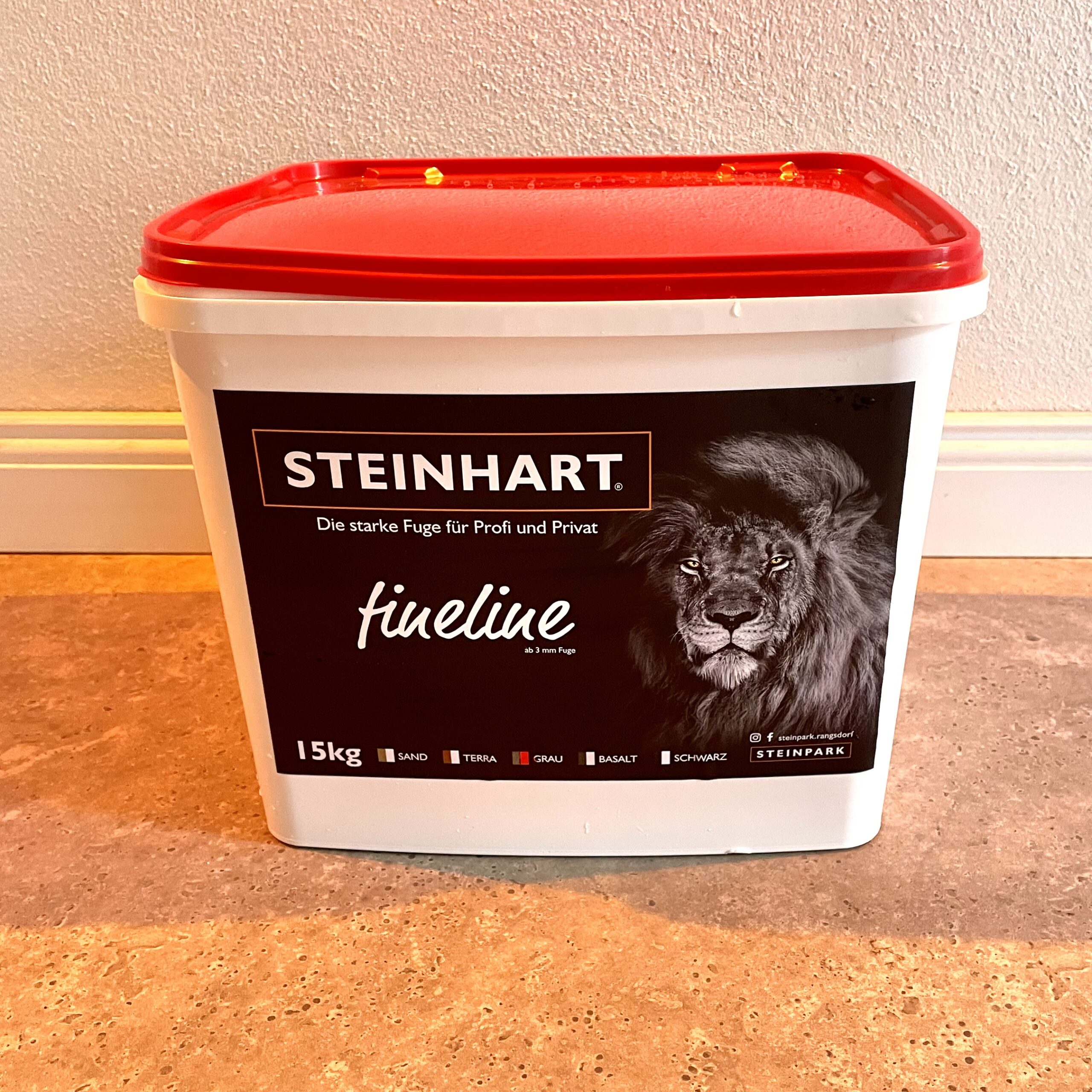 Pflasterfugenmörtel STEINHART© fineline 15 kg ab 3mm Fuge