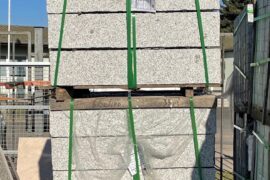 Granit Kantenstein Daba 6x20x100 cm grau