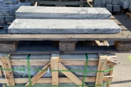 Gneis Abdeckplatte Himalaya 100x24x5 cm silbergrau-liniert RESTPOSTEN Gneis Abdeckplatte Himalaya 100x24x5 cm silbergrau-liniert RESTPOSTEN