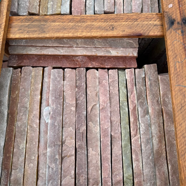 Quarzit Terrassenplatte Rosa Bahia 60x40x2,5-4 cm rosé-gelb-bunt