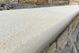 Quarz-Sandstein Poolplatte Golden Sun 80x30x4 cm gelb-grün-bunt