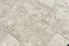 Travertin Terrassenplatte Crema 61×40,6×3 cm